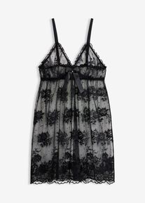bonprix Femei Neglijeu, negru, 56/58