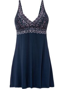 bonprix Femei Neglijeu, albastru, 40/42
