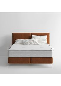 Livetastic , Wei&szlig; , Textil , H3 , F&uuml;llung: Schaumstoff, Taschenfederkern , 160x220 cm , Bezug abnehmbar/waschbar, Ober- und Unterseite versteppt, antibakteriell, alternative Gr&ouml;&szlig;en erh&auml;ltlich, Wendematratze, orthop&auml;dische Matratze ,