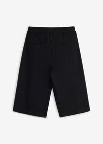 bonprix Bermude casual din bumbac organic 100%, negru, 146