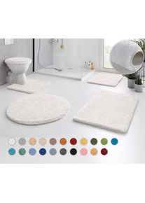 Badematte Kleine Wolke "RELAX, Badvorleger, Badezimmer Teppich", wei&szlig; (polarwei&szlig;), H:30mm, Polyacryl, Badematten, Badematte, Badteppich, meliert, rechteckig, rund & als Set erh&auml;ltlich