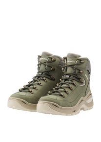 Wanderschuh Lowa "RENEGADE EVO GTX MID Ws", Damen, Gr. 39, sage, Leder, Schuhe Wanderschuh, wasserdicht dank Gore-Tex Membrane, mit Vibram Sohle
