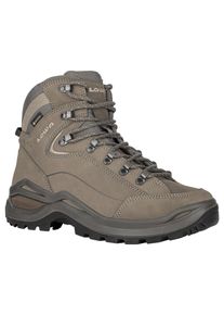 Wanderschuh Lowa "RENEGADE EVO GTX MID Ws", Damen, Gr. 39,5, stein, Leder, Schuhe Wanderschuh, wasserdicht dank Gore-Tex Membrane, mit Vibram Sohle