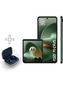 Motorola Smartphone "razr 70 plus", Energieeffizienz: A, pantone mountain view, 512 GB, Mobiltelefone, Smartphone
