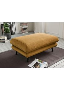 Polsterhocker Home Affaire "Lazio", gelb, B:116cm H:47cm T:77cm, Hocker, Polsterhocker