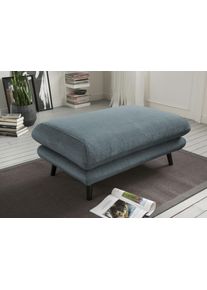 Polsterhocker Home Affaire "Lazio", blau (ocean), B:116cm H:47cm T:77cm, Hocker, Polsterhocker
