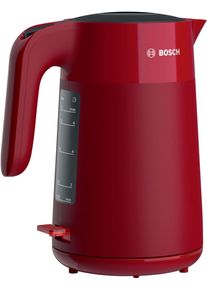Bosch Wasserkocher "MyMoment TWK2M164, Abschaltautomatik, &Uuml;berhitzungschutz, Tassenanzeige", rot, B:23,7cm H:26,7cm T:15,8cm, Wasserkocher, Stiftung Warentest Testsieger (2,2) Ausgabe 03/2025, rot matt, Wasserkocher