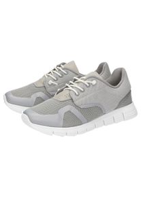 Sneaker Sioux "Mokrunner-D-2024", Damen, Gr. 42UK8, grau (hellgrau), Obermaterial: 100% Textilmaterial TEXMAT. 100% Gummi rubber., Schuhe Sneaker