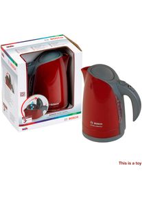 Kinder-Wasserkocher klein "Bosch Spielzeug-Wasserkocher", rot (rot, grau), Spielzeug-Haushaltsger&auml;te, KinderB:11cm H:14cm T:9cm, Kunststoff, Kinder-Wasserkocher, nur zum Spielen f&uuml;r Kinder, B:11cm H:14cm T:9cm
