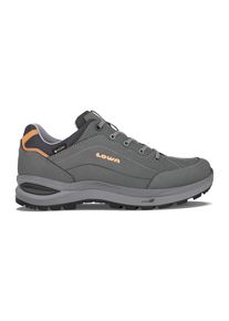 Wanderschuh Lowa "RENEGADE EVO GTX LO Ws", Damen, Gr. 42, graphit, aprikose, Leder, Schuhe Wanderschuh, wasserdicht dank Gore-Tex Membrane