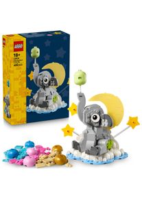 Konstruktionsspielsteine Lego "Schwebender Baby-Elefant (40814), Lego Iconic", bunt, Spielbausteine, Kinder, Kunststoff, Konstruktionsspielsteine, Made in Europe