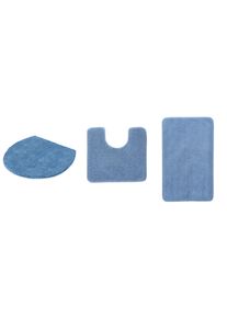 Badematte Kleine Wolke "RELAX, Badvorleger, Badezimmer Teppich", blau (azur), H:30mm, Polyacryl, Badematten, Badematte, Badteppich, meliert, rechteckig, rund & als Set erh&auml;ltlich