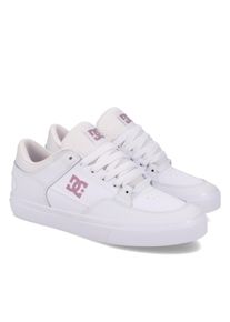 Sneaker DC Shoes "Onyx", Damen, Gr. 8,5(40), wei&szlig;, lavender, Obermaterial:89, 4% Leder, 1, 8% Synthetik, 8, 8% Polyester., Schuhe Sneaker