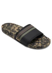 Sandale Quiksilver "Rivi Slide", Herren, Gr. 7(40), gr&uuml;n (gr&uuml;n 2), Obermaterial: Synthetikmaterial / Futter: Textil / Au&szlig;ensohle: Gummi, Schuhe Sandale