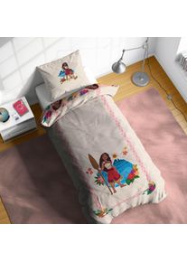 Kinderbettw&auml;sche Disney "Moana Back Together", rosa, B/L: 135cm x 200cm, 1 Stk., 1 Stk., Linon, B/L: 80cm x 80cm, 2, Linon, Obermaterial: 100% Baumwolle, Bettw&auml;sche, Kinderbettw&auml;sche, 100% Baumwolle