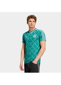 Fu&szlig;balltrikot adidas Performance "DFB A JSY 90", Herren, Gr. XL, gr&uuml;n (power gr&uuml;n), Obermaterial: 100% Polyester, V-Ausschnitt, Trikots Fu&szlig;balltrikot, schmale Passform, mit V-Ausschnitt, Doppelstrick-Konstruktion