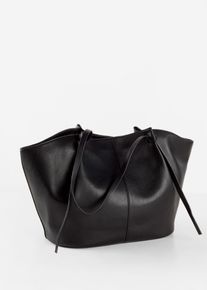 bonprix Shopper, schwarz, Gr.30x36 cm, Eleganter Shopper mit viel Stauraum, ein praktischer Alltagsbegleiter