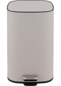 M&uuml;lleimer OTTO HOME "Keenna, Soft Close, mit verstecktem Griff", beige, B:24,2cm H:38,6cm T:28,36cm, Edelstahl, M&uuml;lleimer, M&uuml;lleimer, Treteimer f&uuml;r K&uuml;che oder Bad, Abfalleimer mit Deckel