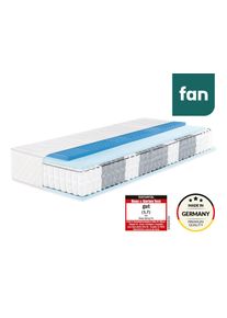 f.a.n. Taschenfederkernmatratze FAN "Sleep Spring Pro, Boxspringmatratze m. Thermogelauflage, 90x200 & mehr", wei&szlig;, B:120cm H:33cm L:200cm, Bezug: 60% Polyester, 40% Viskose. Steppf&uuml;llung: 100% Polyester, Matratzen, Taschenfederkernmatratze, Haus & Garten Test "GUT", getestet in Gr. 90x200, H2
