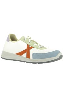 Sneaker VAROMED, Damen, Gr. 8, braun, bedruckt, Glattleder, Synthetik, Schuhe Sneaker