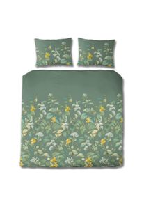 Bettw&auml;sche Florella "Alicee pfau Soft-Touch Satin, 50% Baumwolle, 50% Viskose", pfau, B/L: 200cm x 200cm, 1 Stk., 2 Stk., Satin, B/L: 70cm x 90cm, Satin, Obermaterial: 50% Baumwolle CO. 50% Viskose CV. Obermaterial: 50% Baumwolle CO. 50% Viskose CV., Bettw&auml;sche, Bettw&auml;sche