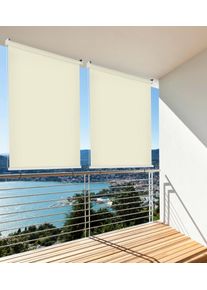 Senkrechtmarkise Hecht INTERNATIONAL, beige, B:140cm L:140cm, Polyester, Polyvinylchlorid (PVC), Markisen, Senkrechtmarkise