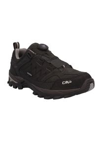 Wanderschuh CMP "RIGEL LOW FITGO WP TREKKING SHOES", Herren, Gr. 42, piombo, Leder, Schuhe Wanderschuh, wasserdicht