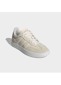 Sneaker adidas Sportswear "BARREDA", Damen, Gr. 42,5, beige (wonder wei&szlig;, wonder wei&szlig;, gold metallic), Leder, Synthetik, Schuhe Sneaker, inspiriert vom Design des adidas handball spezial