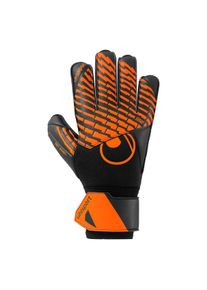 Torwarthandschuhe Uhlsport "Torwarthandschuhe FM Soft Resist+", Herren, Gr. 9.5, schwarz, fluo orange, Obermaterial: 81% Gummi rubber. 13% Polyester PES. 6% Nylon NY., Handschuhe Torwarthandschuhe