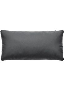 Kissenbezug WOLKENFELD "Mako-Satin Baumwolle Kopfkissenbezug - Premium Kissenbezug", grau (anthrazit), B:40cm L:80cm, Mako-Satin, Obermaterial: 100% Polyester, Kissenbez&uuml;ge, Kissenbezug, Gr&ouml;&szlig;e 80x80, 40x80 und 70x90 cm; versteckter Rei&szlig;verschluss