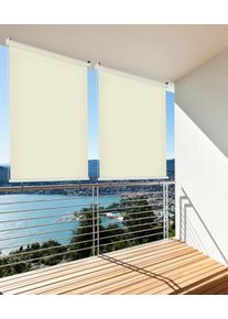 Senkrechtmarkise Hecht INTERNATIONAL, beige, B:140cm L:230cm, Polyester, Polyvinylchlorid (PVC), Markisen, Senkrechtmarkise