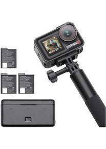 DJI Action Cam "Osmo Action 5 Pro Adventure Combo", schwarz, B:4,42cm H:3,28cm T:7,05cm, Camcorder, Action Cam