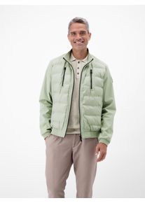 Outdoorjacke Lerros "Sportliche Hybrid-Jacke", Herren, Gr. M, gr&uuml;n (tinted grau), 100% Polyester, Jacken Outdoorjacke, Wasser- und windabweisend, leicht gef&uuml;ttert, langarm, Brusttaschen