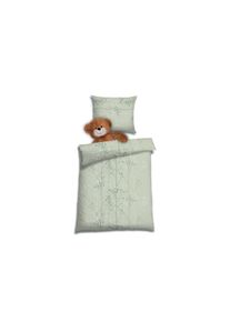 Bettw&auml;sche Florella "Sena salbei Soft-Air Musselin, 100% Baumwolle", salbei, B/L: 100cm x 135cm, 1 Stk., 1 Stk., Musselin, B/L: 40cm x 60cm, Musselin, Obermaterial: 100% Baumwolle CO. Obermaterial: 100% Baumwolle CO., Bettw&auml;sche, Bettw&auml;sche
