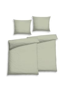 Bettw&auml;sche Florella "Uni pastell gruen Edel-Satin, 100% Baumwolle", pastell gr&uuml;n, B/L: 140cm x 200cm, 2 Stk., 2 Stk., Satin, B/L: 70cm x 90cm, Satin, Obermaterial: 100% Baumwolle CO. Obermaterial: 100% Baumwolle CO., Bettw&auml;sche, Bettw&auml;sche