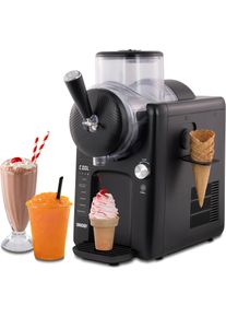 Unold Elektro UNOLD Slush-Eismaschine "2in1 Slush- & Softeismaschine Sofie - Schwarz", schwarz, B:44,5cm H:50,9cm T:29,8cm, Eismaschinen, Slush-Eismaschine