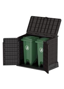 Ger&auml;tehaus Vcm "StoreAway M&uuml;lltonnenbox Gartenhaus 850 L", braun, Ger&auml;teh&auml;user, Ger&auml;tehaus