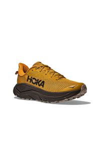Trailrunningschuh Hoka One One "CHALLENGER 8", Herren, Gr. 48, mustard seed, schwarz, Synthetik, Textil, Schuhe Trailrunningschuh, f&uuml;r anspruchsvolles Gel&auml;nde, stark profiliertes Laufsohlenprofil