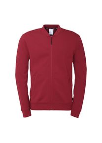 Funktionsjacke Uhlsport "Jacke ID College Kids", Kinder, Gr. 164, bordeaux, Obermaterial: 72% Baumwolle CO(Bio). 28% Polyester Pol. recyc.., Jacken Funktionsjacke
