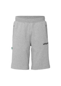 Shorts Uhlsport "Shorts ID", Herren, Gr. 3XL, US, schwarz grau melange, Obermaterial: 72% Baumwolle CO(Bio). 28% Polyester Pol. recyc.., Hosen Shorts