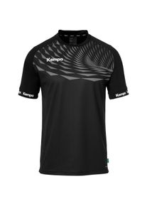 Trainingsshirt Kempa "Trainings-T-Shirt WAVE 26 Kids", Damen, Gr. 140, schwarz, anthra, Obermaterial: 100% Polyester Pol. recyc.., Shirts Trainingsshirt