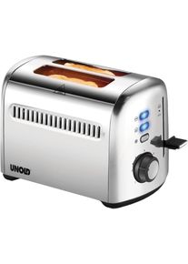 Unold Elektro UNOLD Toaster "2er Retro 38326", silber (edelstahlfarben), B:29,5cm H:19,1cm T:15,8cm, Toaster, Toaster