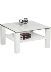Couchtisch Stolkom "Romy", wei&szlig; (wei&szlig; glanz, wei&szlig; glanz, wei&szlig; glanz), H:41cm, Tische, Couchtisch, wei&szlig; Glanz, Tisch in 3 Ausf&uuml;hrungen