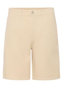 Shorts Saint Tropez "Jeansshorts PollaSZ", Damen, Gr. XL, N-Gr, beige (creme), Obermaterial: 100% Baumwolle CO., Hosen Shorts