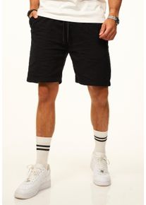 Shorts Carisma "f&uuml;r Herren in Leinen-Optik als Kurze Hose - Sommershorts", Herren, Gr. M, Einheitsgr&ouml;&szlig;e, schwarz, Obermaterial: 100% Baumwolle CO., Hosen Shorts, Bermuda Sweatshorts Chinoshorts - Perfekt als Strandshorts