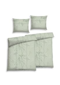 Bettw&auml;sche Florella "Sena salbei Soft-Air Musselin, 100% Baumwolle", salbei, B/L: 140cm x 200cm, 2 Stk., 2 Stk., Musselin, B/L: 70cm x 90cm, Musselin, Obermaterial: 100% Baumwolle CO. Obermaterial: 100% Baumwolle CO., Bettw&auml;sche, Bettw&auml;sche