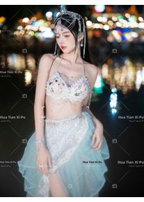 Sanya Beach Mermaid Princess Photography Costume Ethnic Flavor Fairy Mermaid Art Photo Shooting Clothing Summer 2024