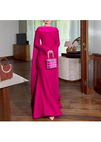 Sexy Wrap Body Party Evening Dress Long Sleeve High Waist Elegant Style for Company Annual Dinner Adult Ceremony Gathering