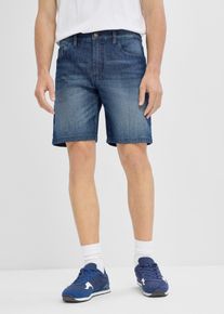 Shorts di jeans leggeri con elastico in vita relaxed fit, Blu, Taglia 34, bonprix