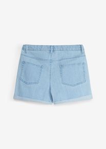 Shorts di jeans con cotone biologico vita media, Blu, Taglia 146, bonprix